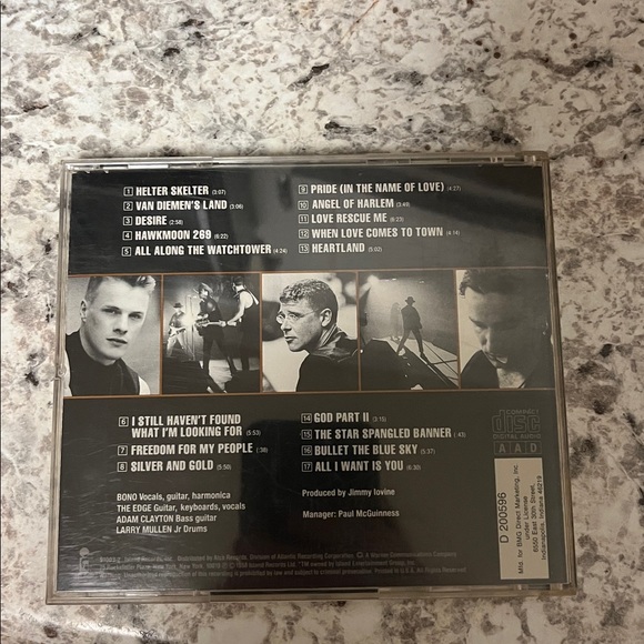 U2 Rattle and Hum CD - Picture 3 of 3